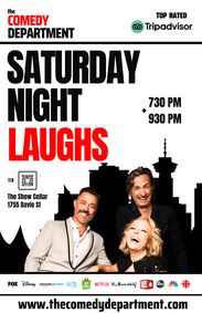 Saturday Night Laughs show poster