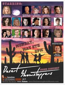 Desert Showstoppers: Icons Concert show poster