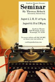 Seminar by Theresa Rebeck show poster