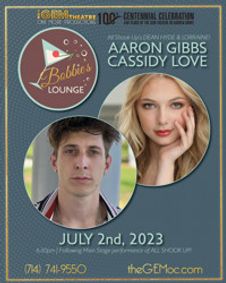 Bobbie's Lounge: Starring Aaron Gibbs & Cassidy Love show poster