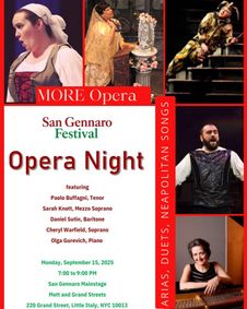 Opera Night at the San Gennaro Festival show poster