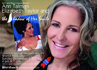 Ann Talman: Elizabeth Taylor and the Shadow of Her Smile (7PM) show poster