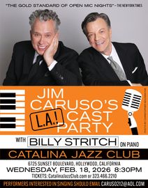 JIM CARUSO'S CAST PARTY L.A.! with BILLY STRITCH on Piano