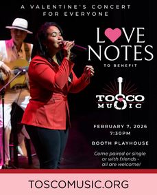 Love Notes - A Valentines Concert for Everyone to benefit Tosco Music show poster