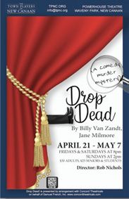 DROP DEAD (a comedy murder mystery) show poster