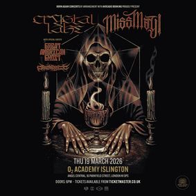 CRYSTAL LAKE x MISS MAY at O2 Academy Islington - London show poster