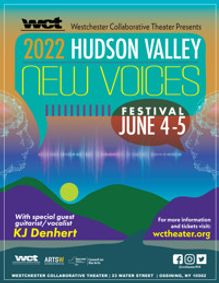2022 Hudson Valley New Voices Festival show poster
