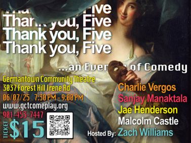 THANK YOU FIVE: An Evening of Stand-Up Comedy show poster