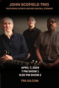 John Scofield Trio  show poster