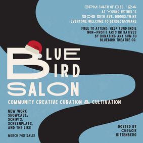 Bluebird Salon; Scripts of the Season show poster