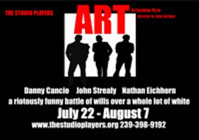 Art by Yasmina Reza show poster