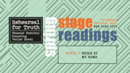 2022 Spring Stage Readings: Exile Is My Home show poster