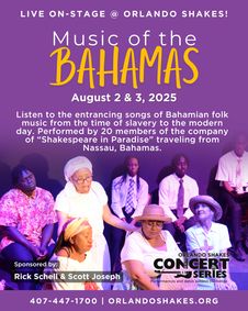 Music of the Bahamas show poster