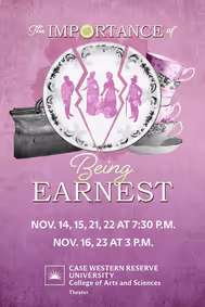 The Importance of Being Earnest by Oscar Wilde show poster
