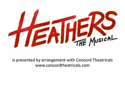 Heathers The Musical show poster