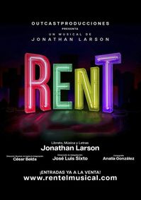 Rent show poster