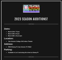 2023 Season Audition