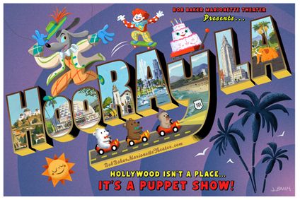 Hooray LA show poster