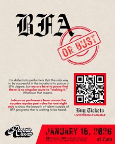 BFA or Bust show poster