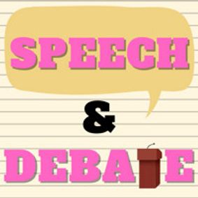 Speech and Debate show poster