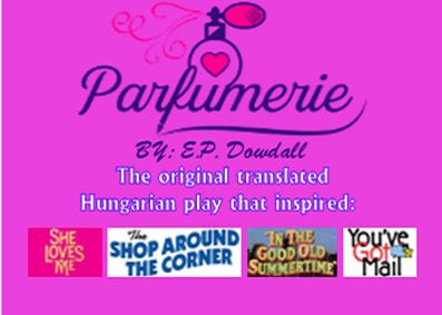 PARFUMERIE by E.P. Dowdall show poster