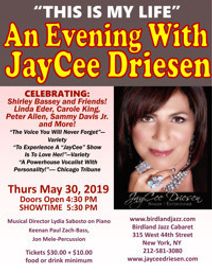  An Evening With JayCee Driesen This Is My Life