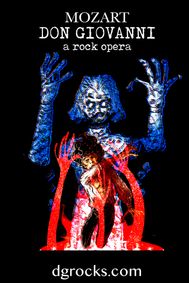 Mozart's Don Giovanni show poster