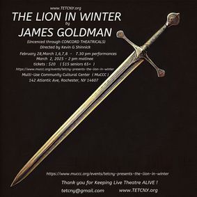 THE LION IN WINTER show poster