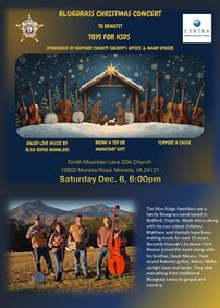 Bedford County Sheriff's Dept. Toys for Kids Benefit Bluegrass Concert show poster