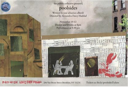“poolsides” by jose sebastian alberdi show poster