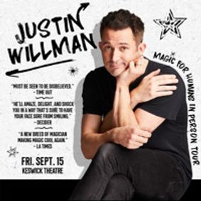Justin Willman - Magic for Humans in Person Tour show poster