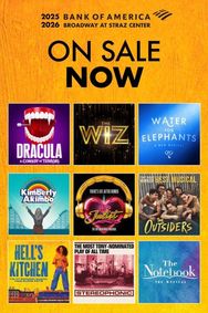 25/26 Bank of America Broadway at Straz Center Season show poster