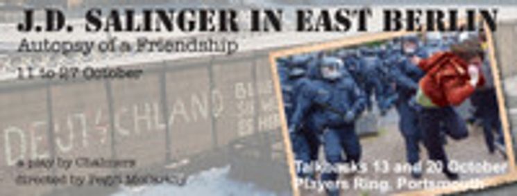 JD Salinger in East Berlin show poster