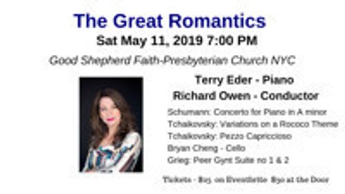 The Great Romantics show poster