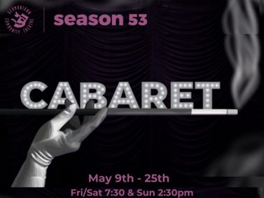 CABARET the Musical show poster