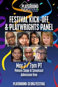 PlayGround Festival of New Works Kick-Off show poster