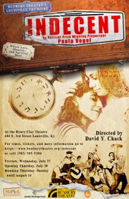 INDECENT show poster