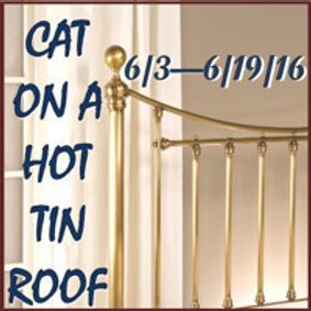 Cat on a Hot Tin Roof show poster