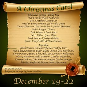 A Christmas Carol show poster