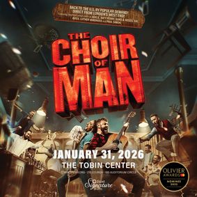 THE CHOIR OF MAN show poster