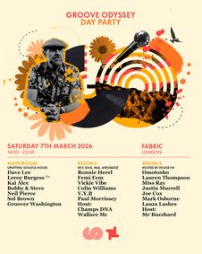 Groove Odyssey Day Party show poster