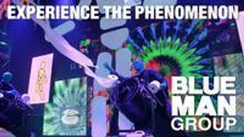 Blue Man Group show poster