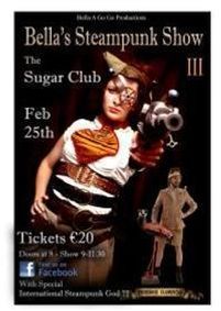 Bella's Steampunk Show number 3 with special guest Professor Elemental show poster