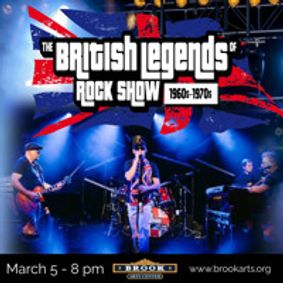 The British Legends of Rock show poster