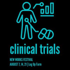 Clinical Trials: New Works Festival show poster