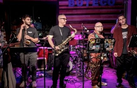 Feed Your Senses presents the 4th Ward Afro-Klezmer Orchestra show poster