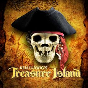 Ken Ludwig's TREASURE ISLAND show poster