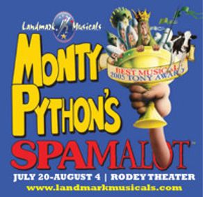 Monty Python's Spamalot show poster