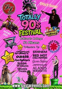 Totally 90s Festival show poster