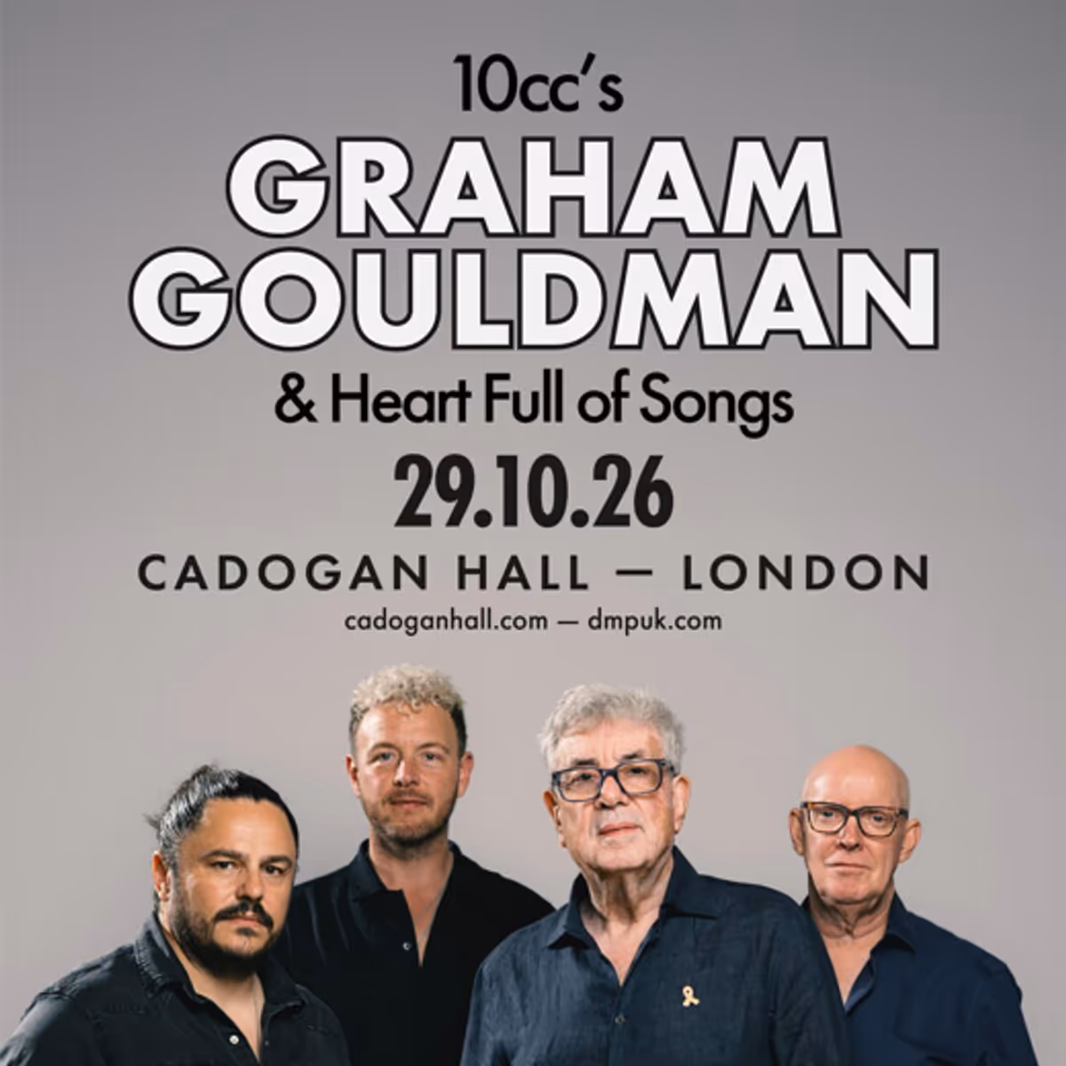 10cc's Graham Gouldman at Cadogan Hall - London